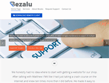 Tablet Screenshot of bezalu.com